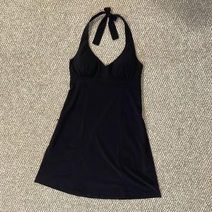 Athleta Halter Dress. Black. 2P.